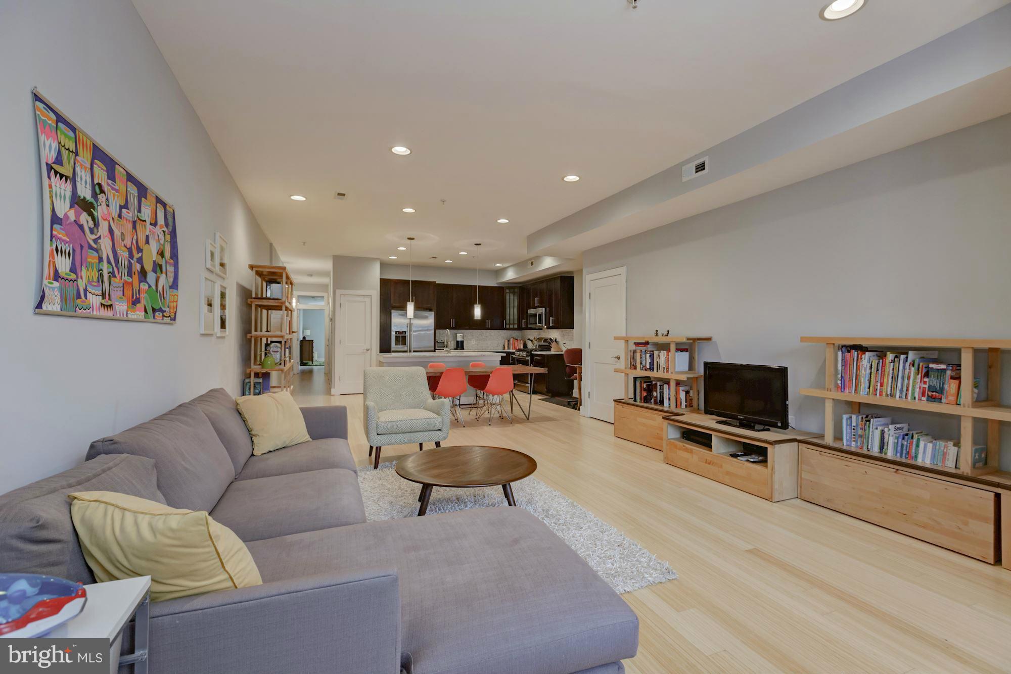 1202 Fairmont Street Northwest, Unit 2 Washington, DC 20009 - Photo 4 of 26 Wide and open living