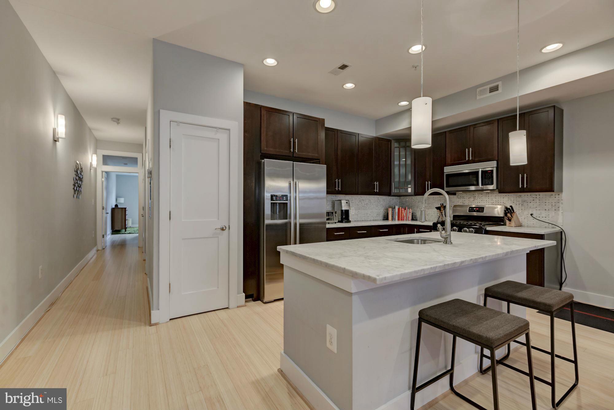 1202 Fairmont Street Northwest, Unit 2 Washington, DC 20009 - Photo 10 of 26 Stunning gourmet kitchen