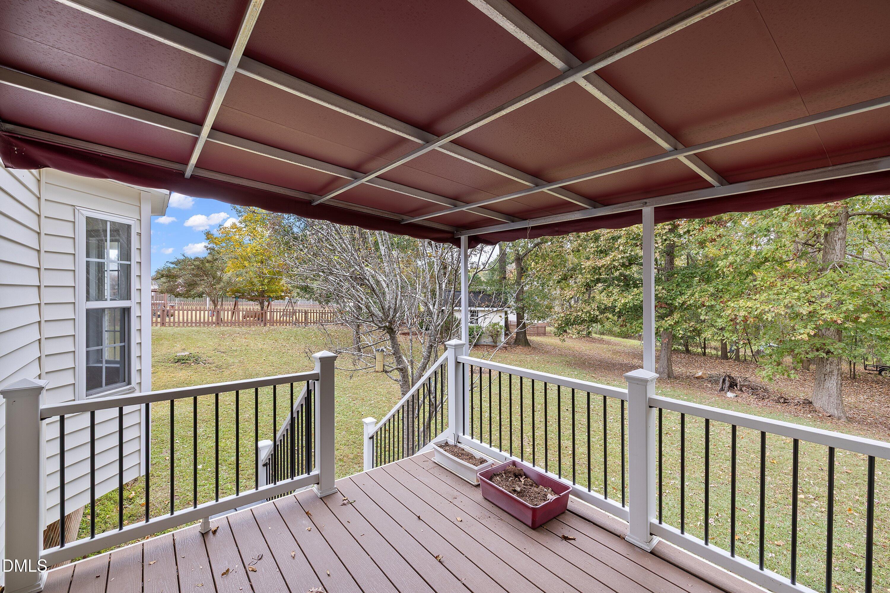 6236 Bridgemont Lane Willow Spring, NC 27592 - Photo 23 of 29 Covered Deck
