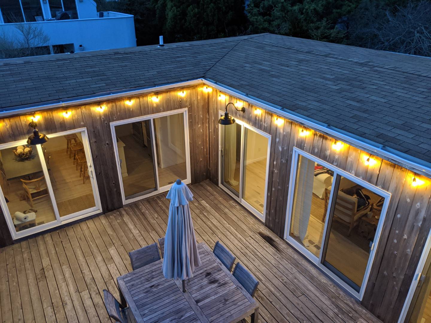 9 Marlin Drive Amagansett, NY 11930 - Photo 15 of 20 a view of deck with wooden floor and outdoor seating