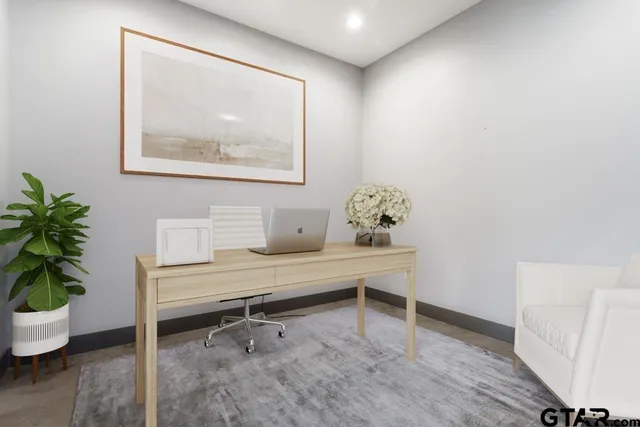 a kitchen with sink and cabinets