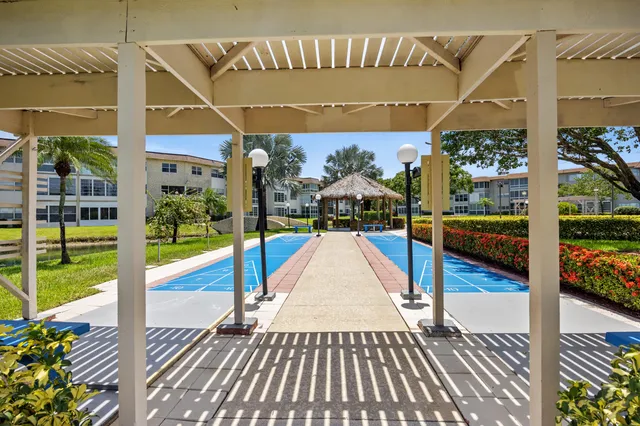 a view of a balcony with staircase