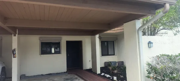 a view of balcony and entertaining space