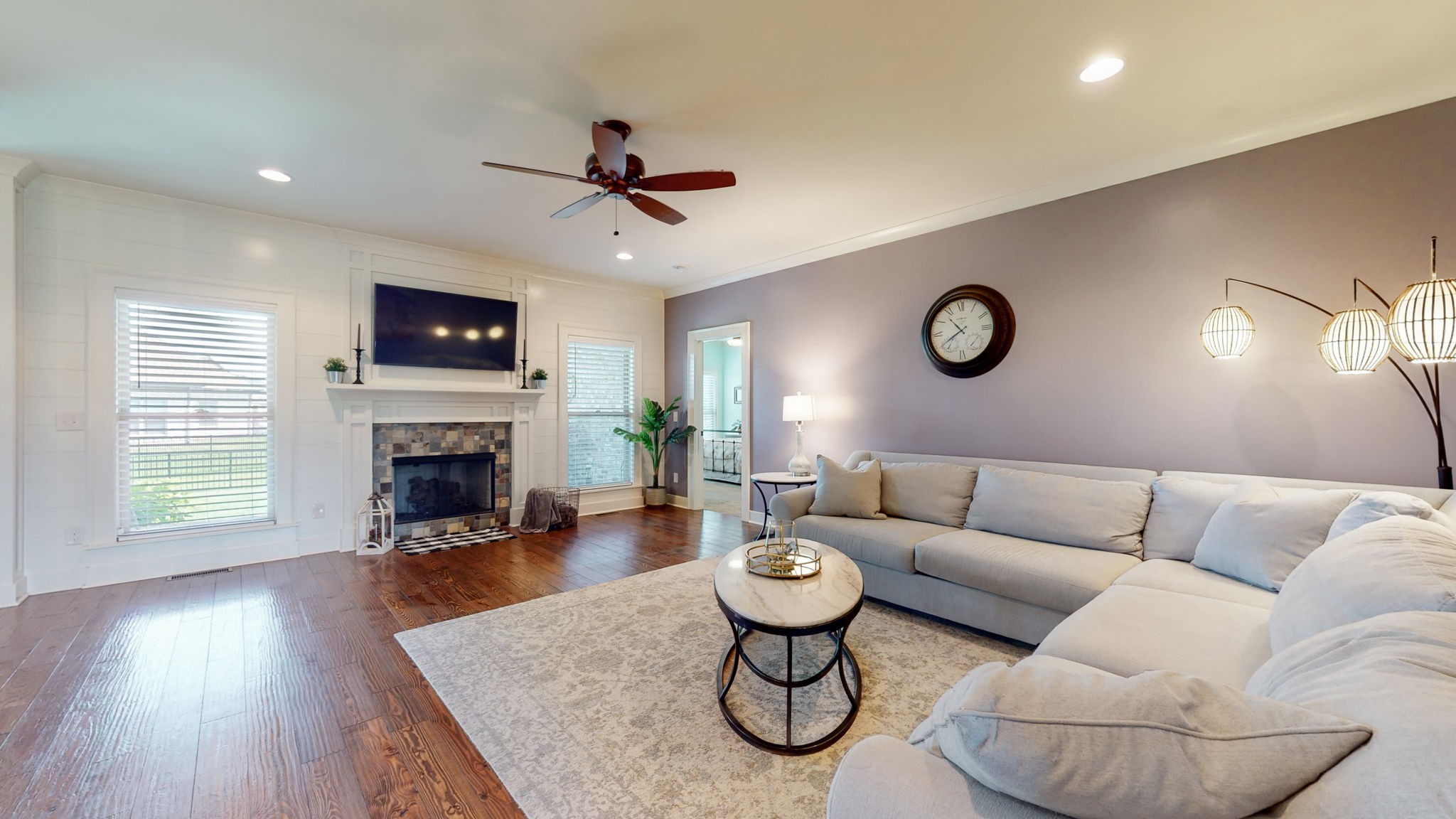 4017 Merryman Lane Murfreesboro, TN 37127 - Photo 11 of 62 a living room with furniture and a fireplace