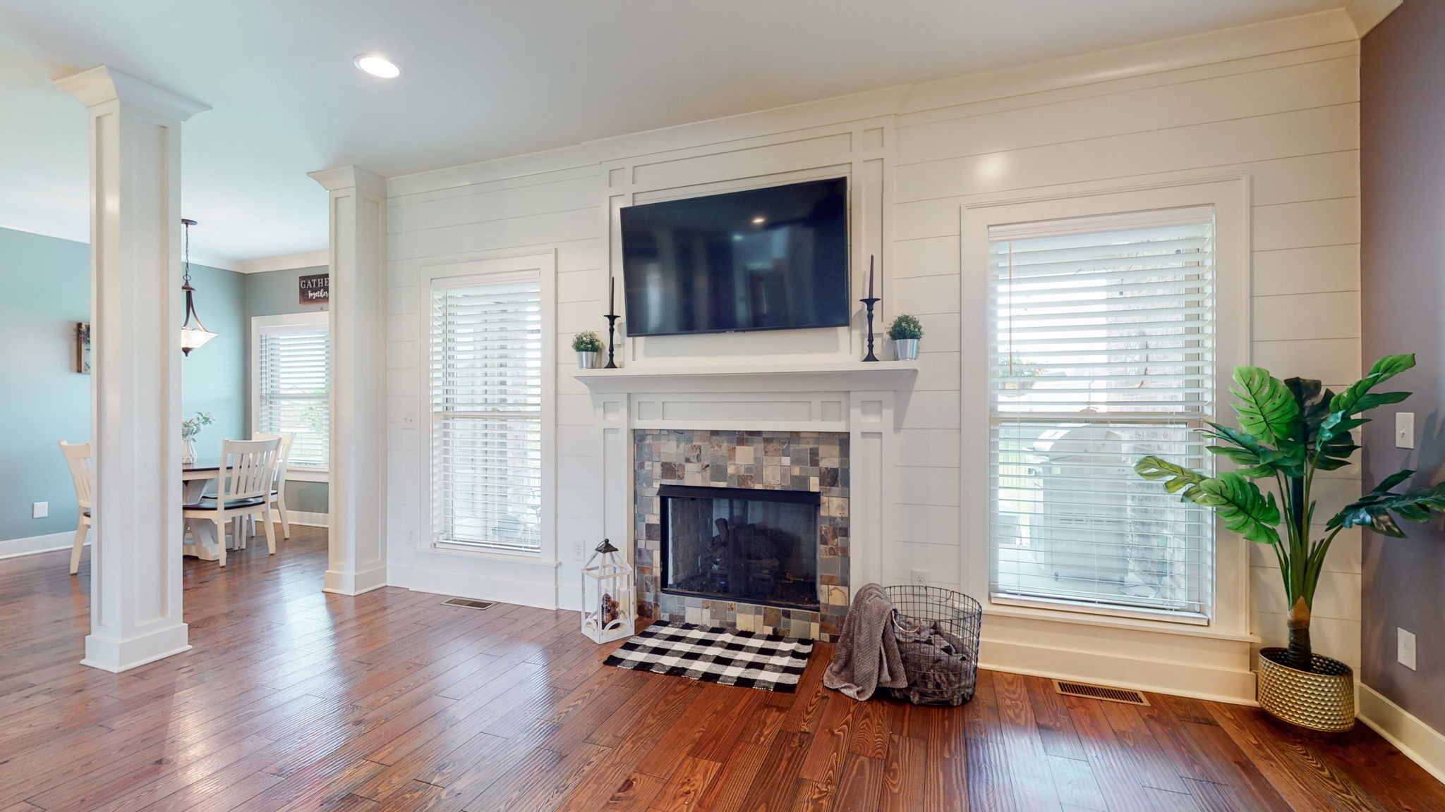 4017 Merryman Lane Murfreesboro, TN 37127 - Photo 13 of 62 a living room with furniture and a fireplace