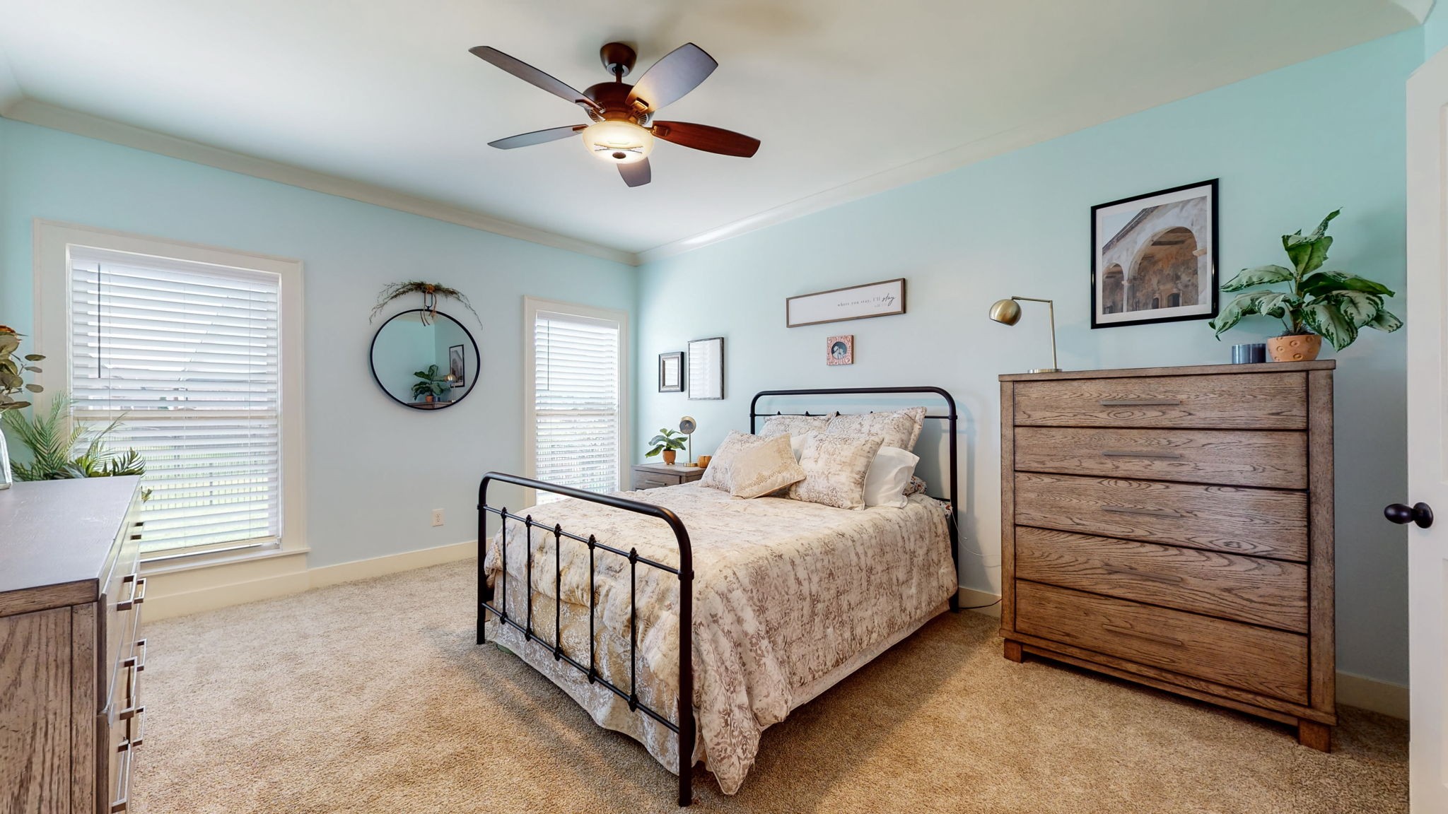 4017 Merryman Lane Murfreesboro, TN 37127 - Photo 22 of 62 a bedroom with a bed a clock and a window