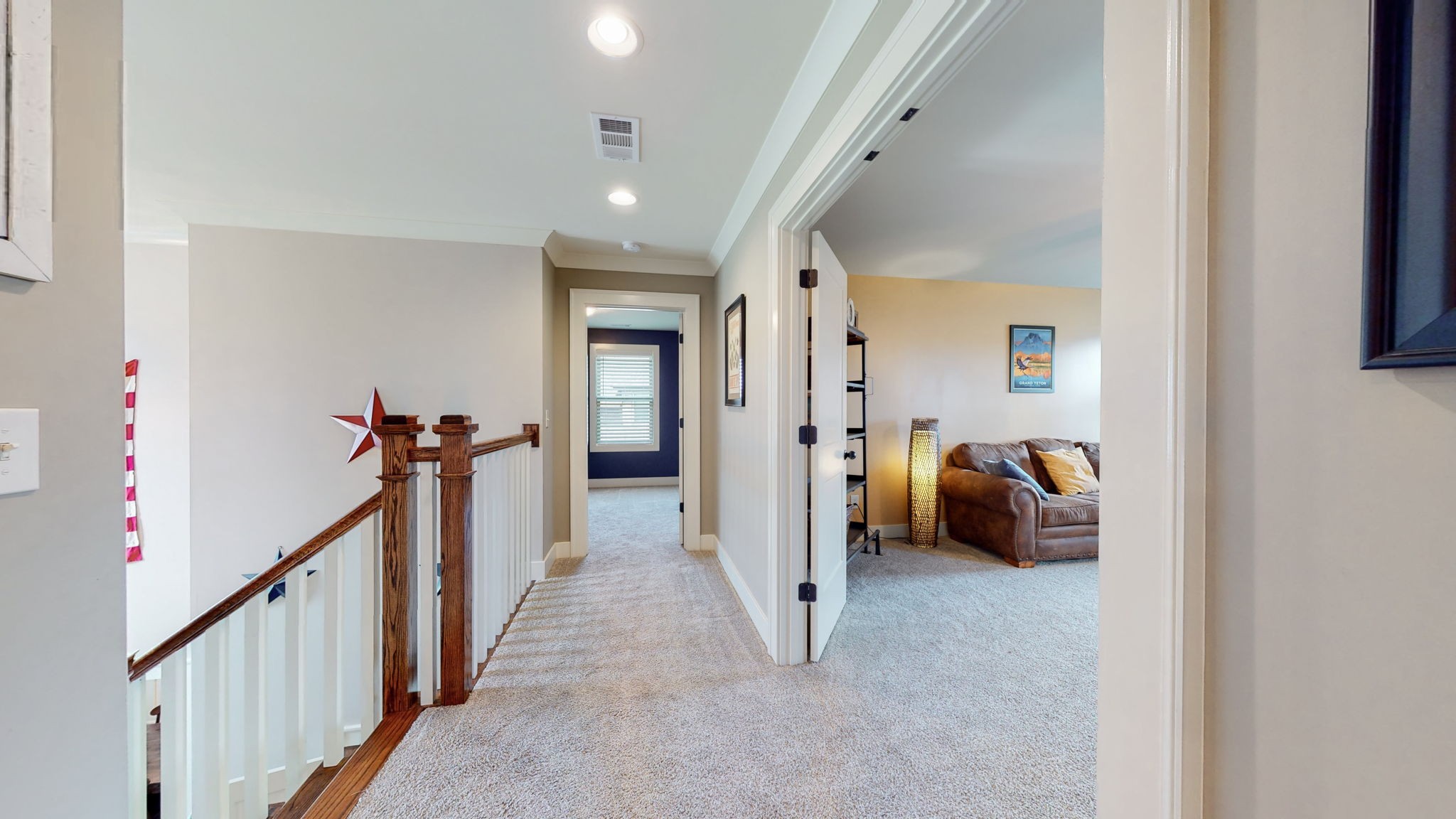 4017 Merryman Lane Murfreesboro, TN 37127 - Photo 30 of 62 a view of a hallway with a livingroom and a couch