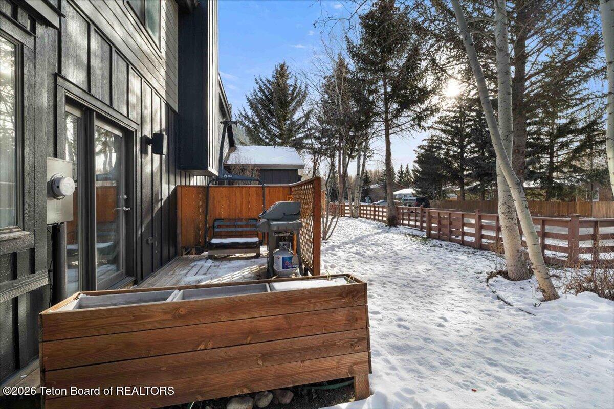 804 Powderhorn Lane, Unit C Jackson, WY 83001 - Photo 17 of 20 Private Deck