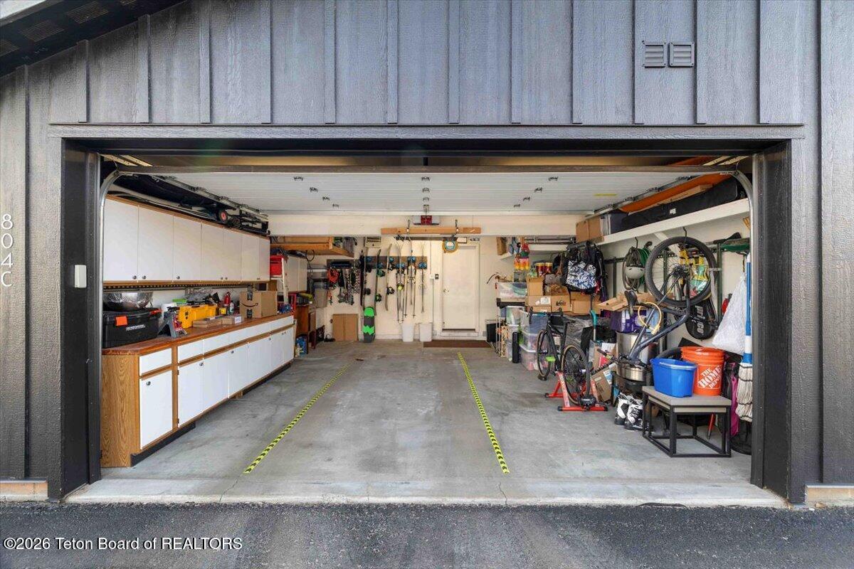 804 Powderhorn Lane, Unit C Jackson, WY 83001 - Photo 19 of 20 Two Car Garage