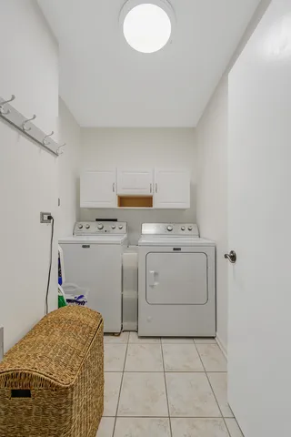 a room with storage and utility