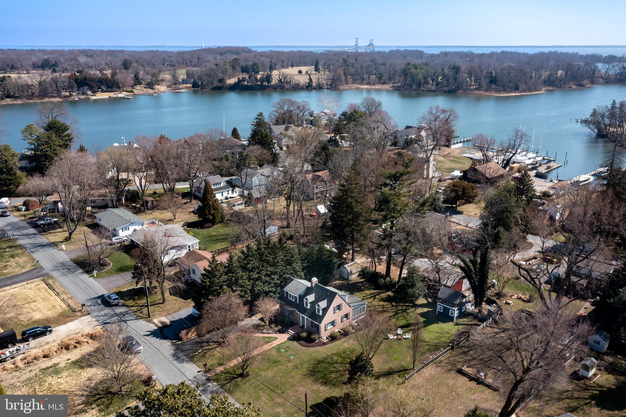 727 Whitehall Beach Road Annapolis, MD 21409 - Photo 2 of 44 a view of a city with lake view