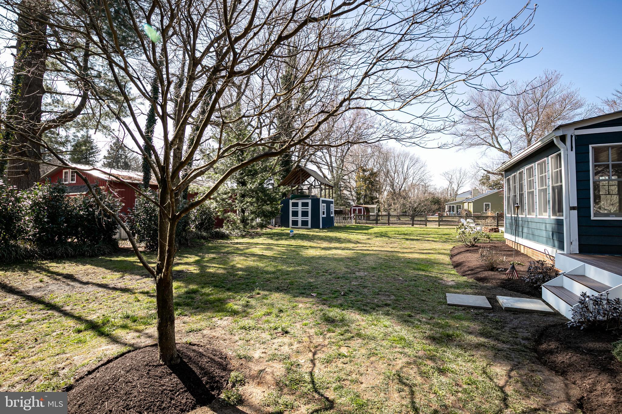 727 Whitehall Beach Road Annapolis, MD 21409 - Photo 36 of 44 a view of a yard with plants and trees
