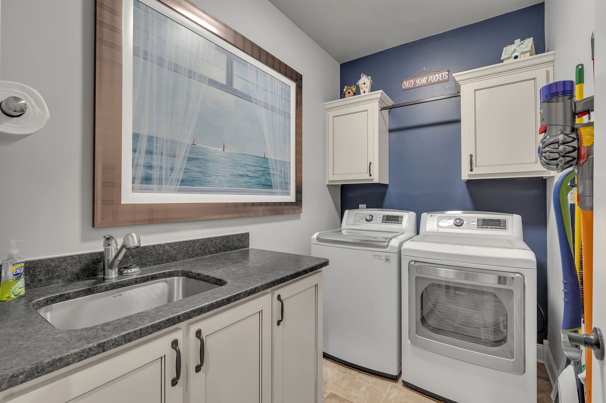 4132 Turnberry Road Spring Hill, TN 37174 - Photo 30 of 47 a utility room with sink dryer and washer