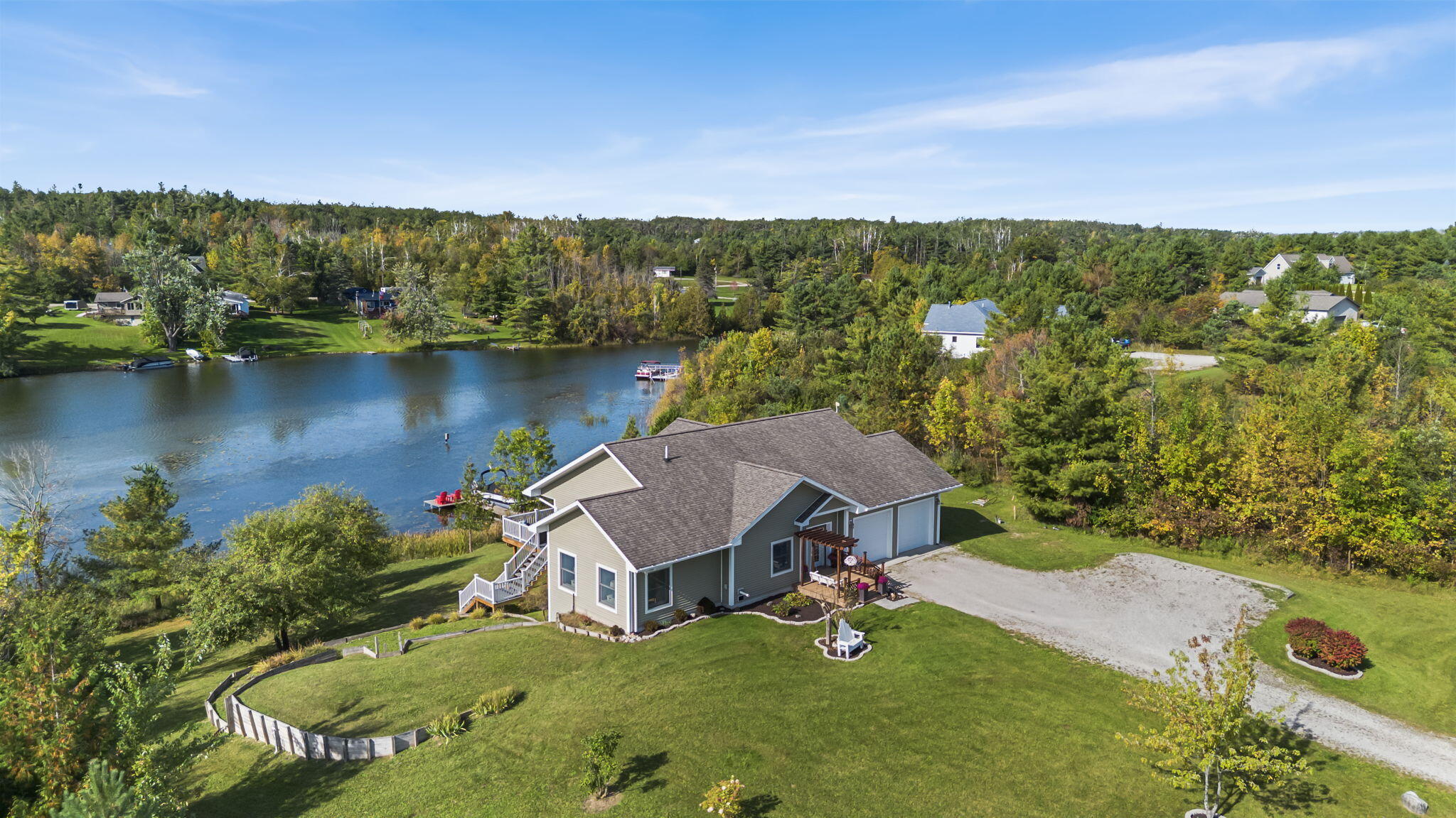 5824 Twin Lakes Road Cheboygan, MI 49721 - Photo 3 of 44 Exterior Aerial
