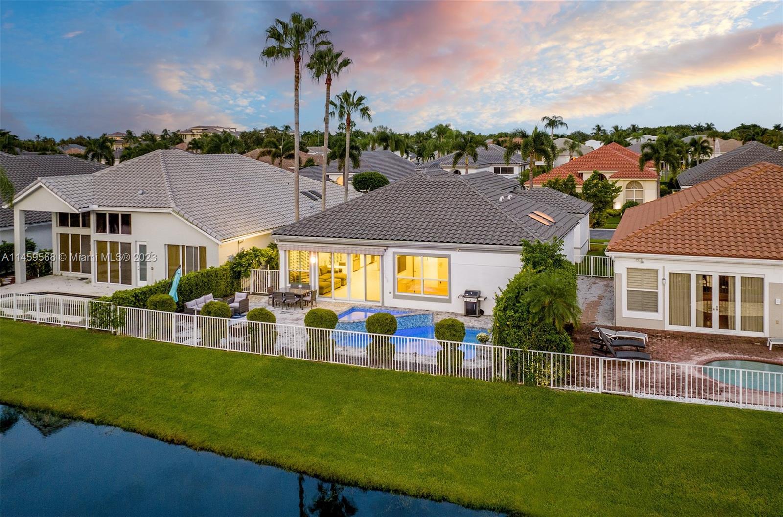 5675 Regency Circle West Boca Raton, FL 33496 - Photo 30 of 74 aerial view of a house with a big yard