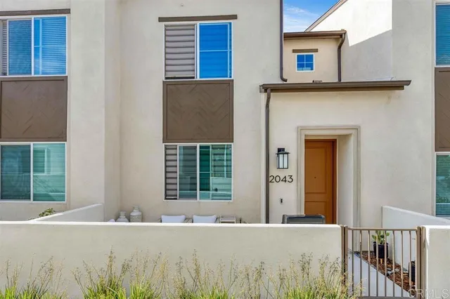 a view of a house with a outdoor space