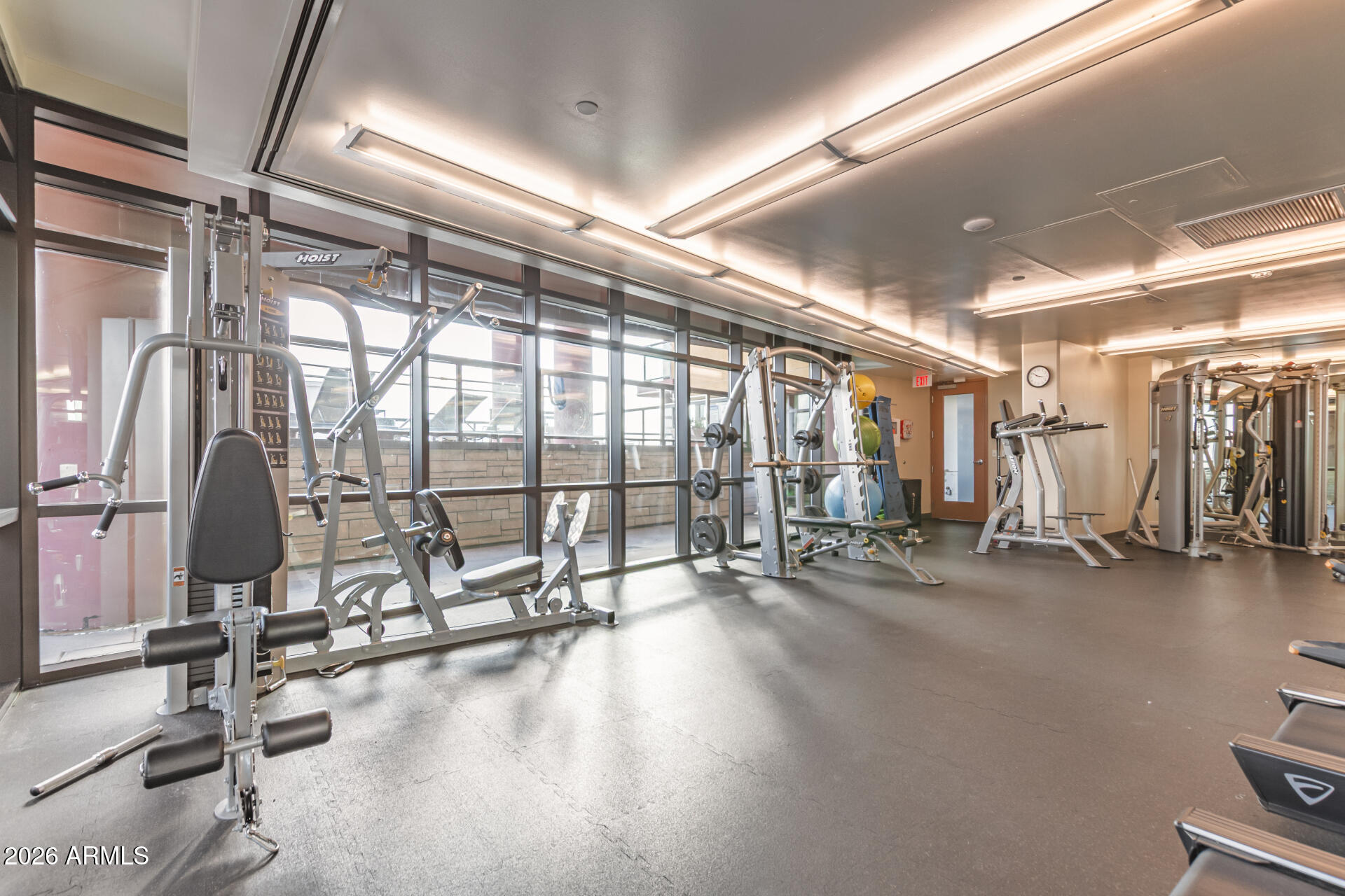 310 South 4th Street, Unit 1109 Phoenix, AZ 85004 - Photo 28 of 36 a view of a room with gym equipment