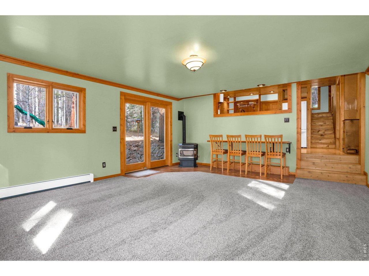 251 Haugen Slide Road Allenspark, CO 80510 - Photo 6 of 42 a view of an empty room with window