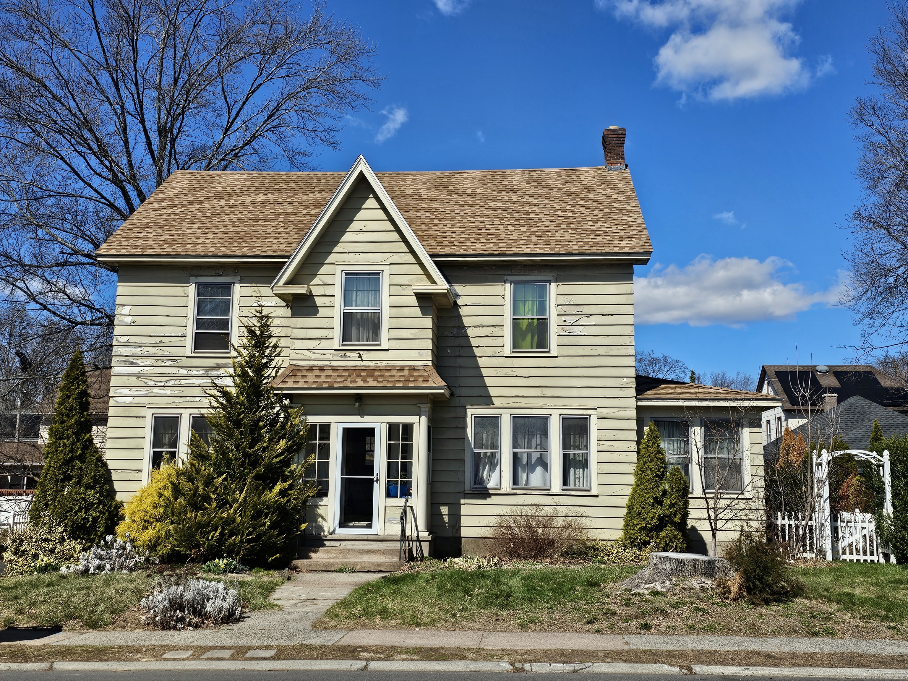 32 Carroll Road East Hartford, CT 06108 - Photo 1 of 1 a view of a house with a yard and plants