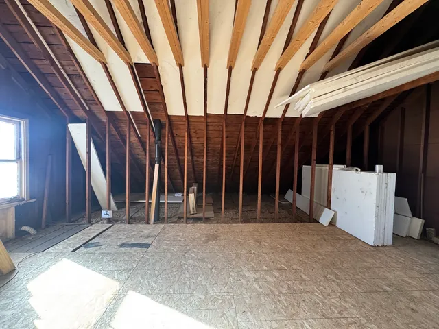 a view of a backyard with patio