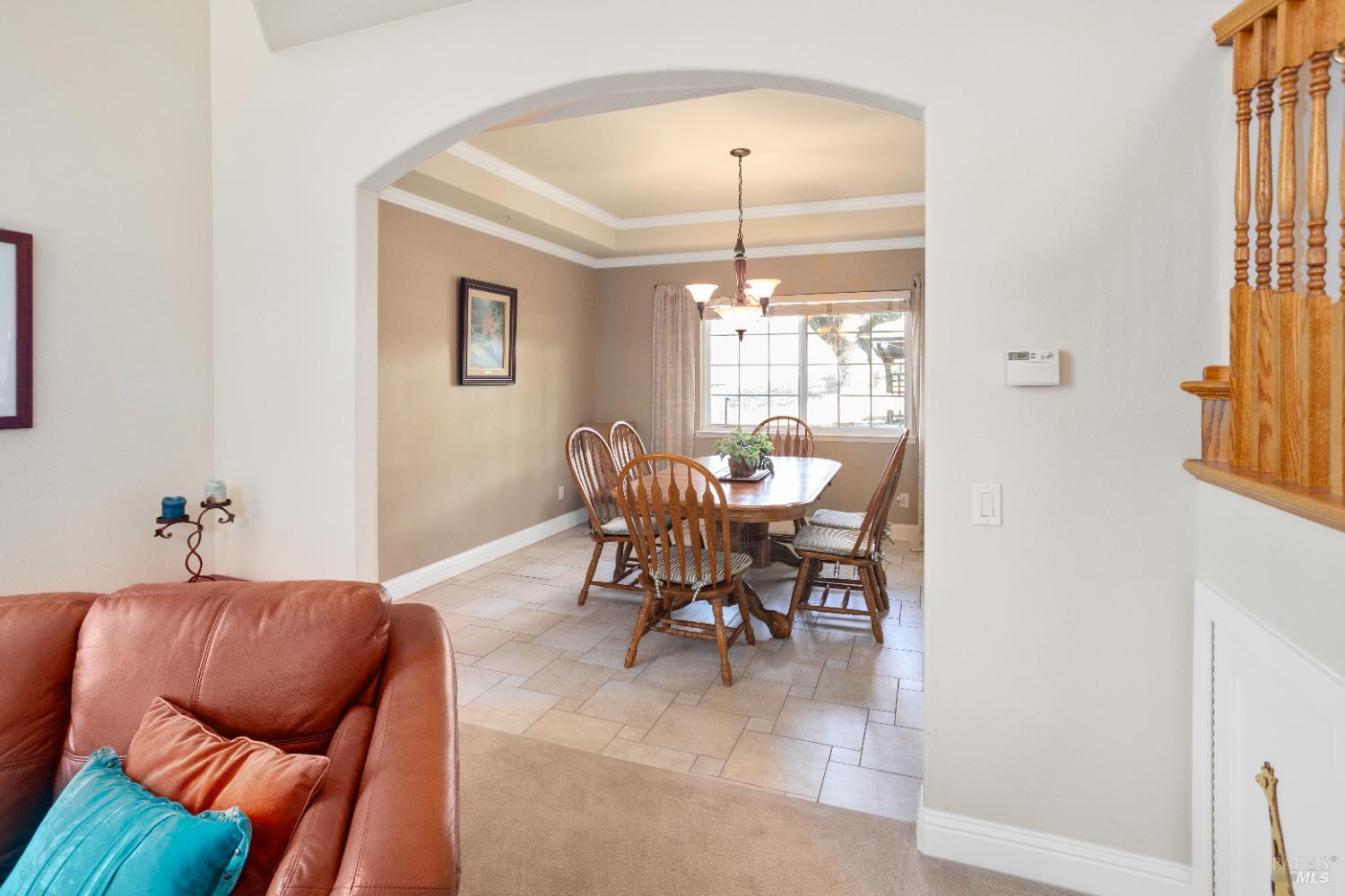 230 Clear Ridge Drive Healdsburg, CA 95448 - Photo 16 of 48 a living room with furniture and a chandelier