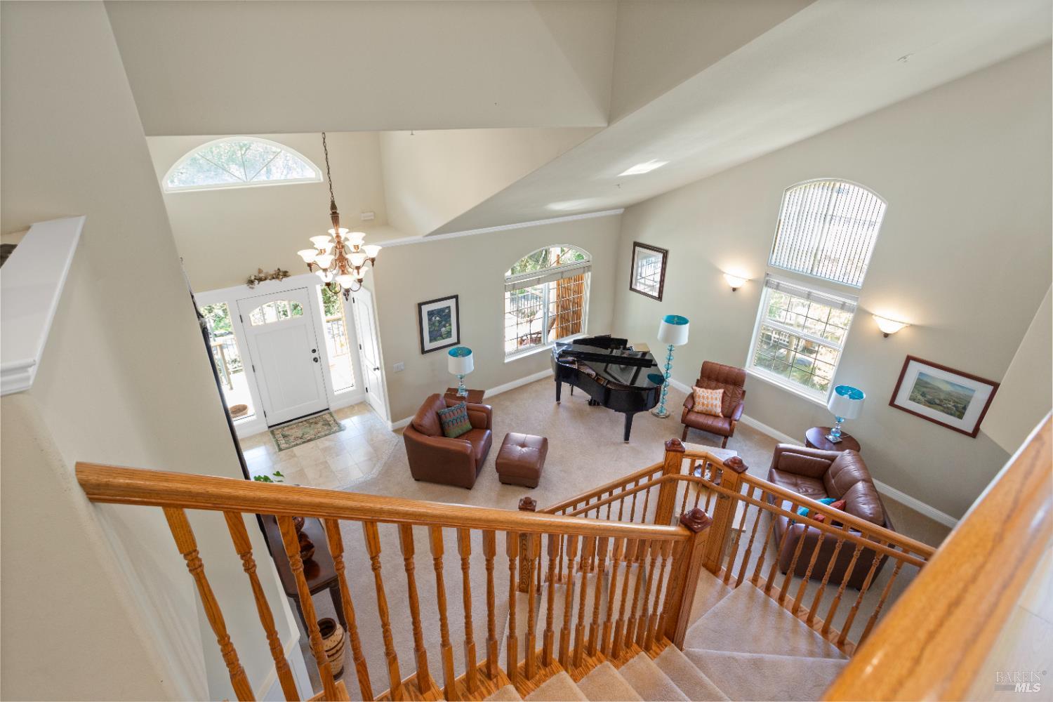 230 Clear Ridge Drive Healdsburg, CA 95448 - Photo 27 of 48 a view of a living room and dining room
