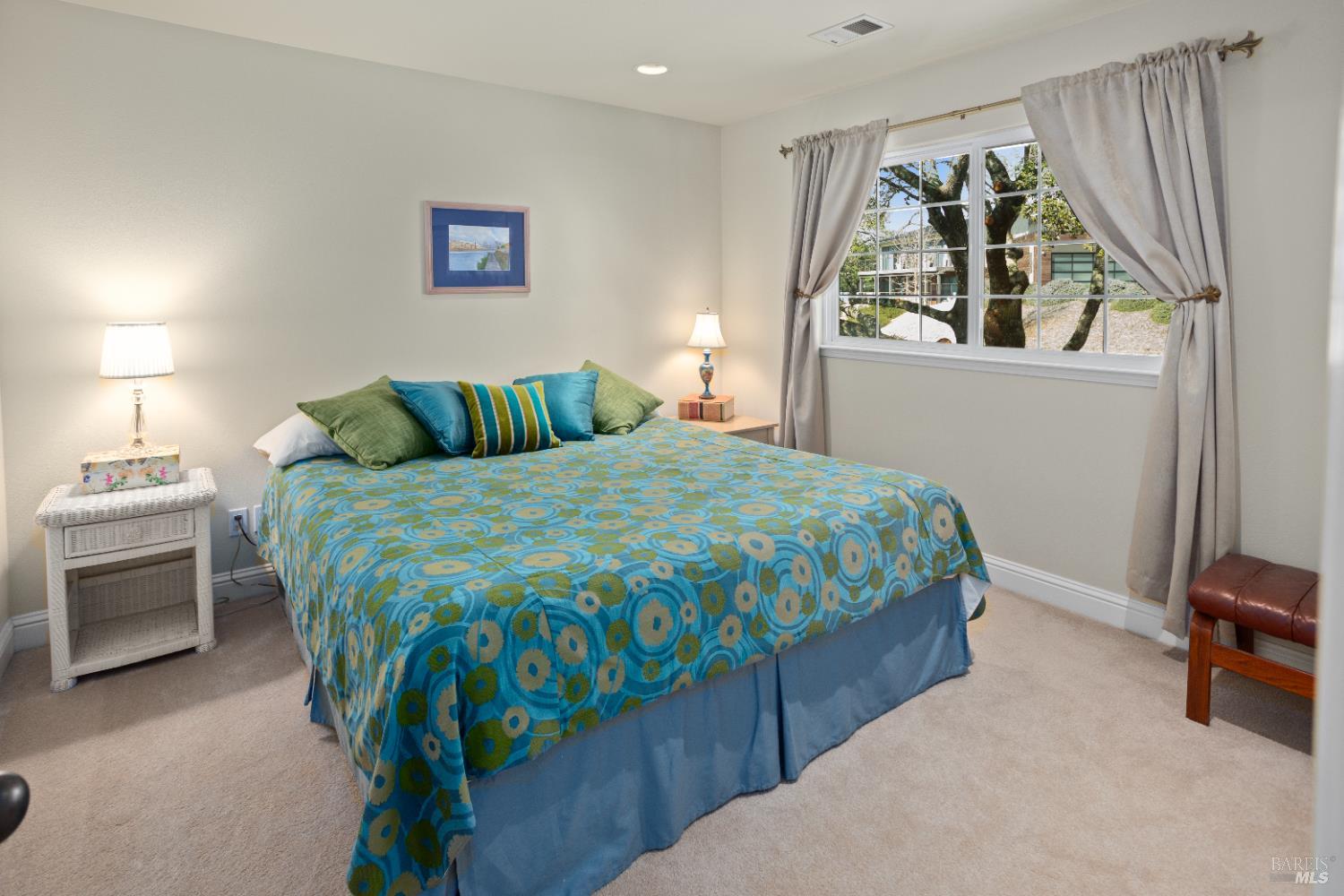 230 Clear Ridge Drive Healdsburg, CA 95448 - Photo 34 of 48 a bedroom with a bed and a window