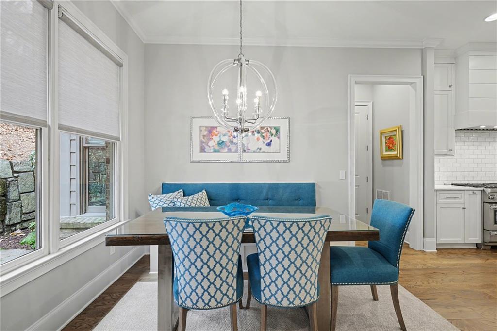 317 Riversedge Drive Atlanta, GA 30339 - Photo 14 of 49 a view of a dining room with furniture window and wooden floor