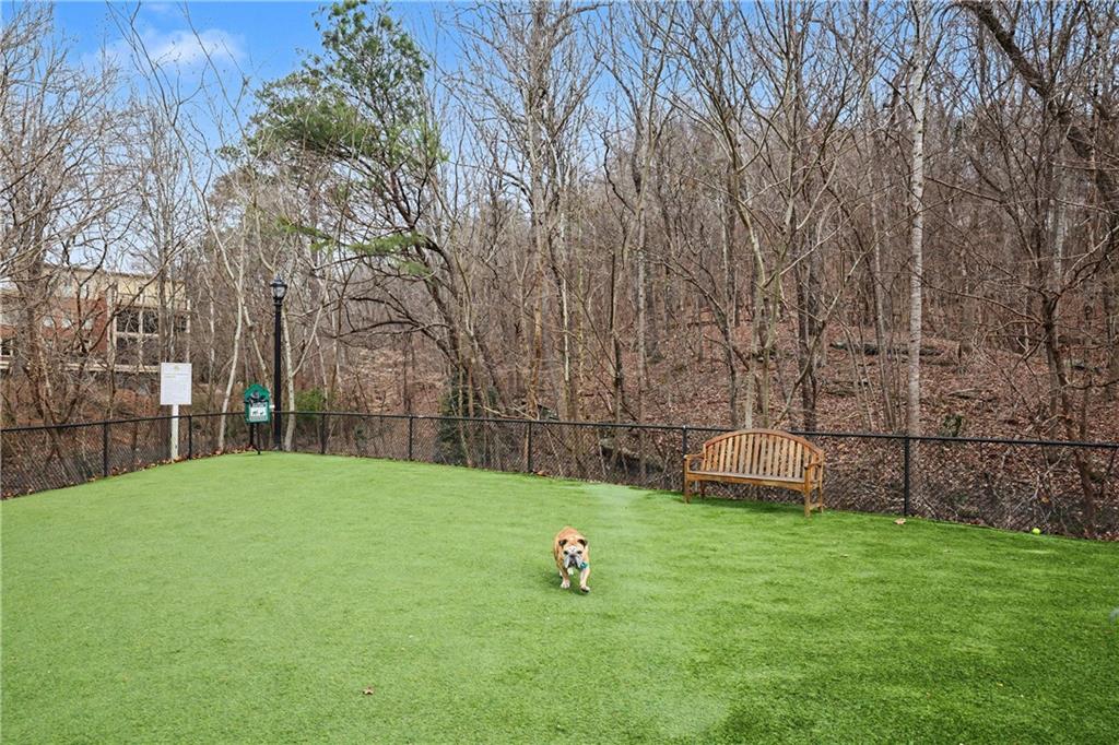 317 Riversedge Drive Atlanta, GA 30339 - Photo 45 of 49 a view of outdoor space with garden and seating