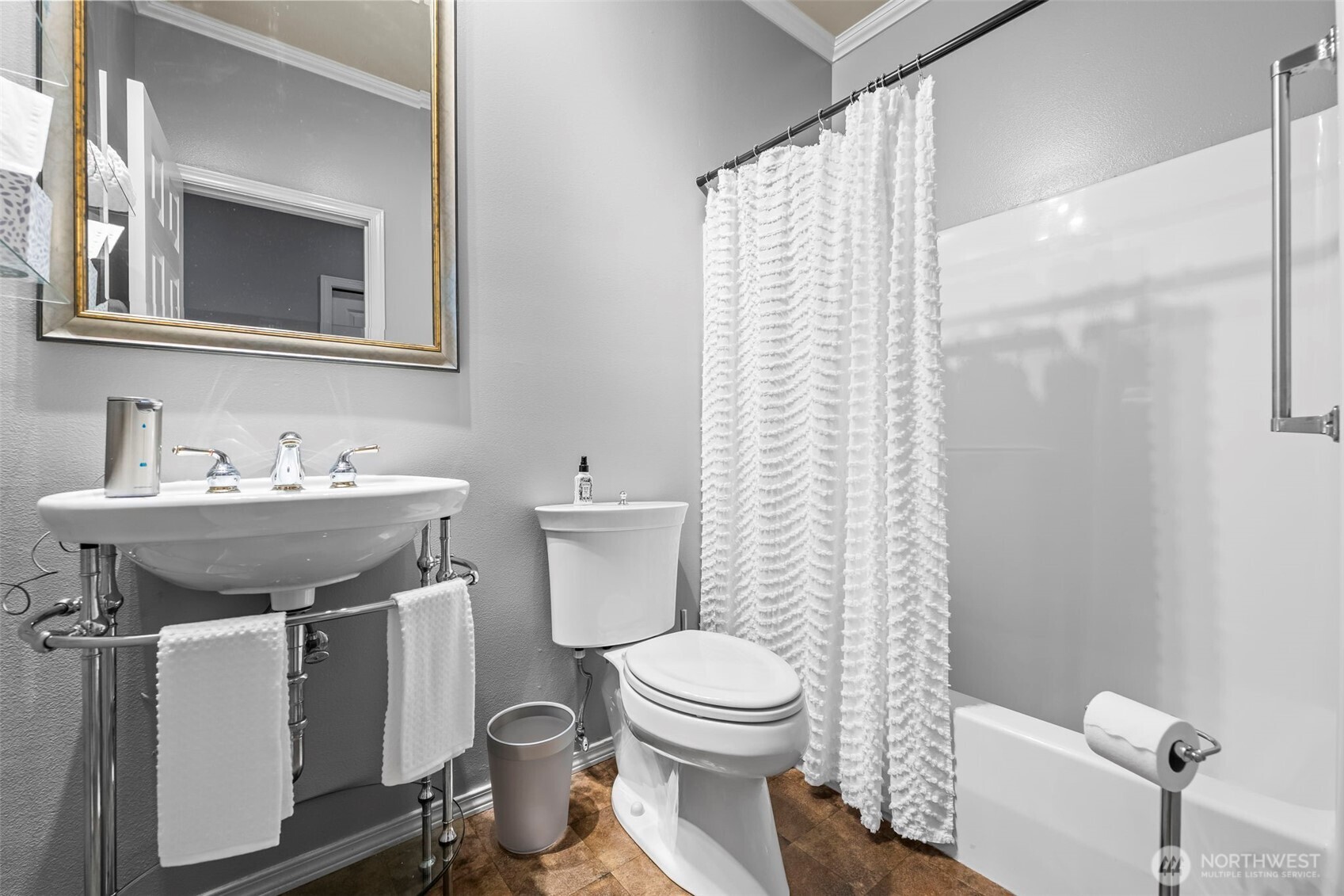 1113 Garden Circle Fircrest, WA 98466 - Photo 20 of 29 a bathroom with a sink toilet and shower