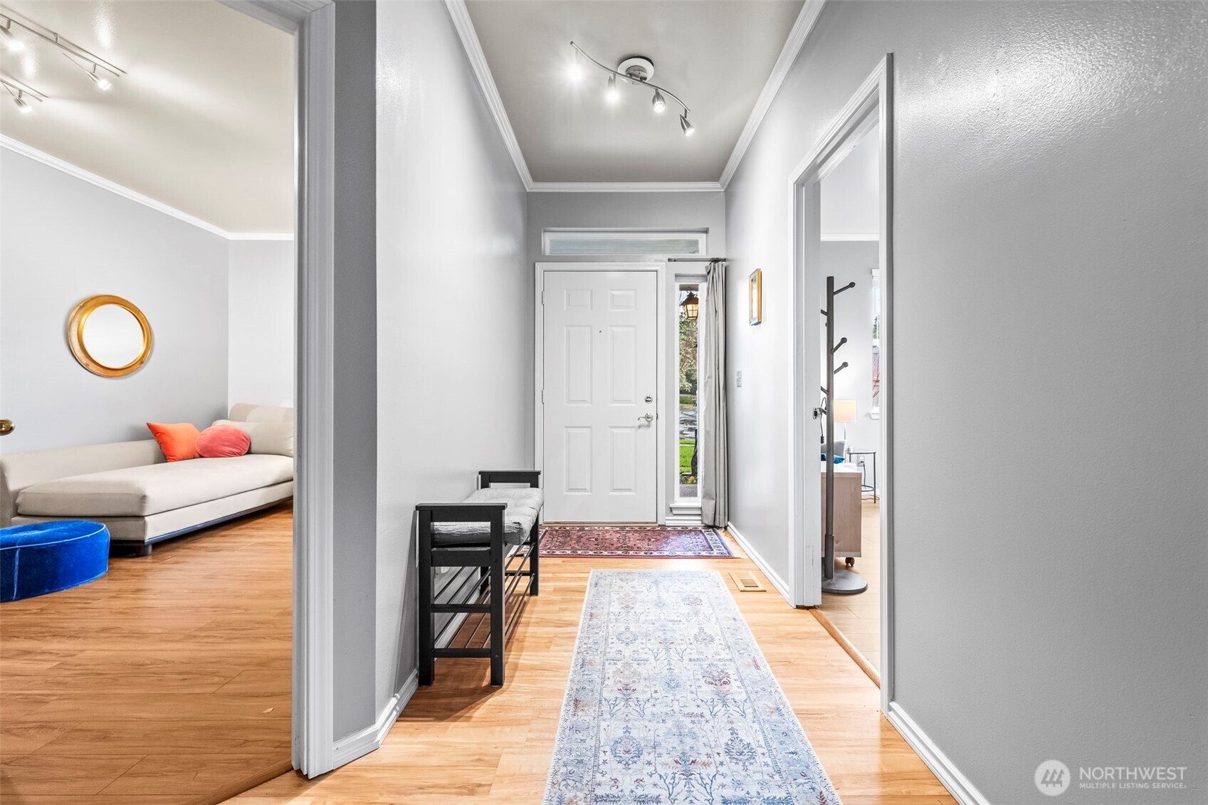 1113 Garden Circle Fircrest, WA 98466 - Photo 25 of 29 a hallway with table and couch