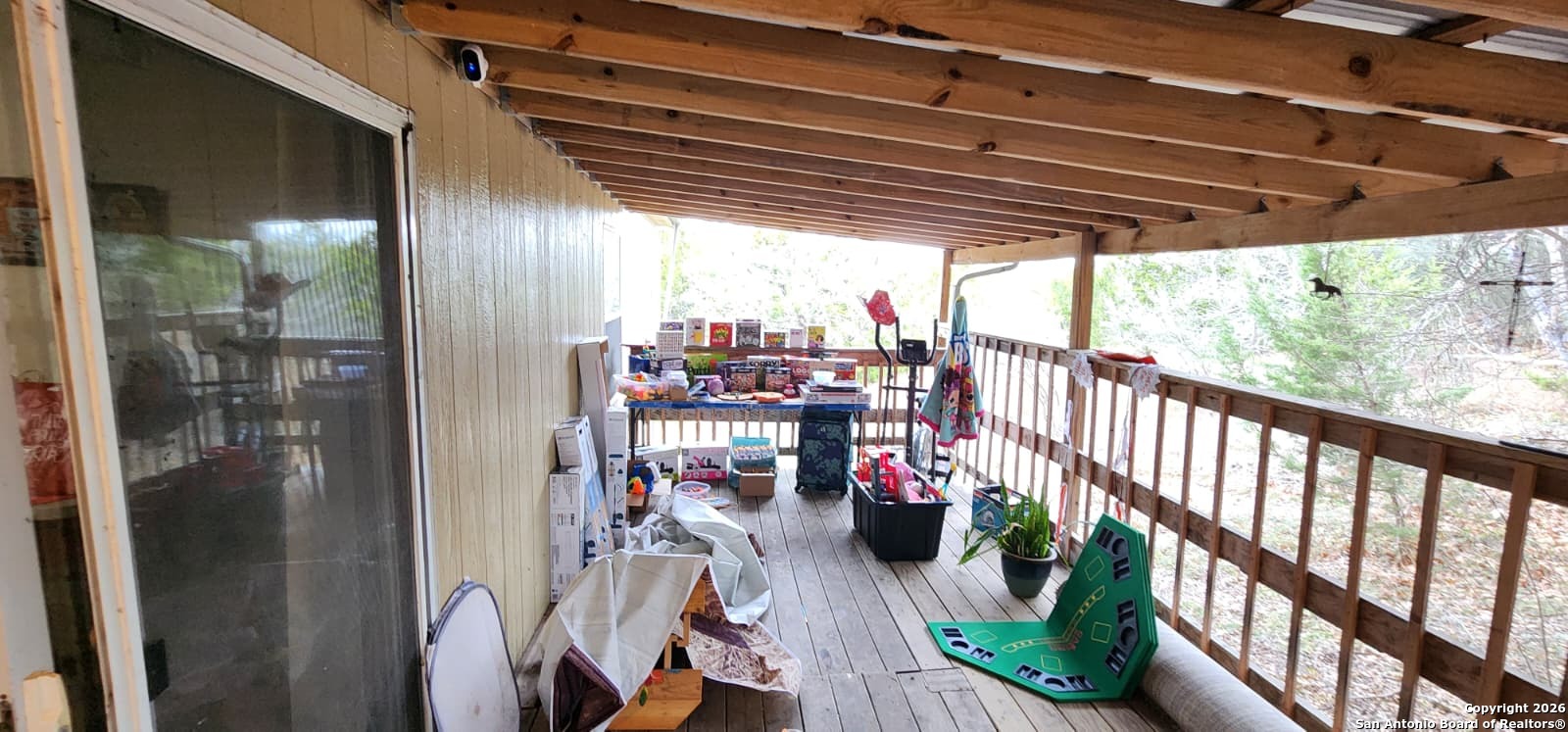 6020 Apache Moon Spring Branch, TX 78070 - Photo 17 of 22 a view of a balcony with furniture