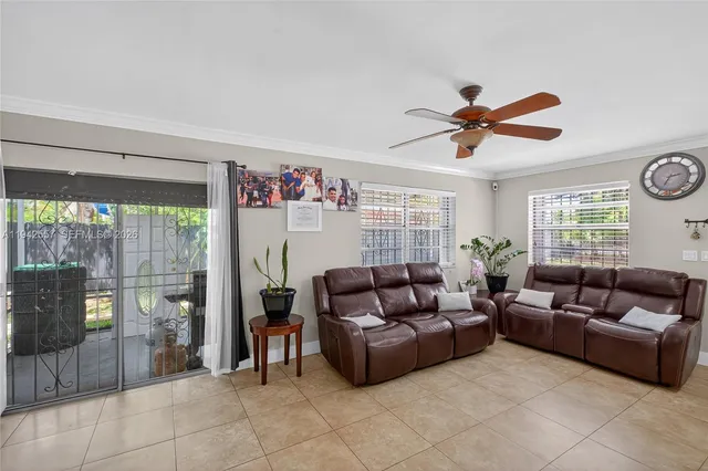 a view of outdoor space with seating