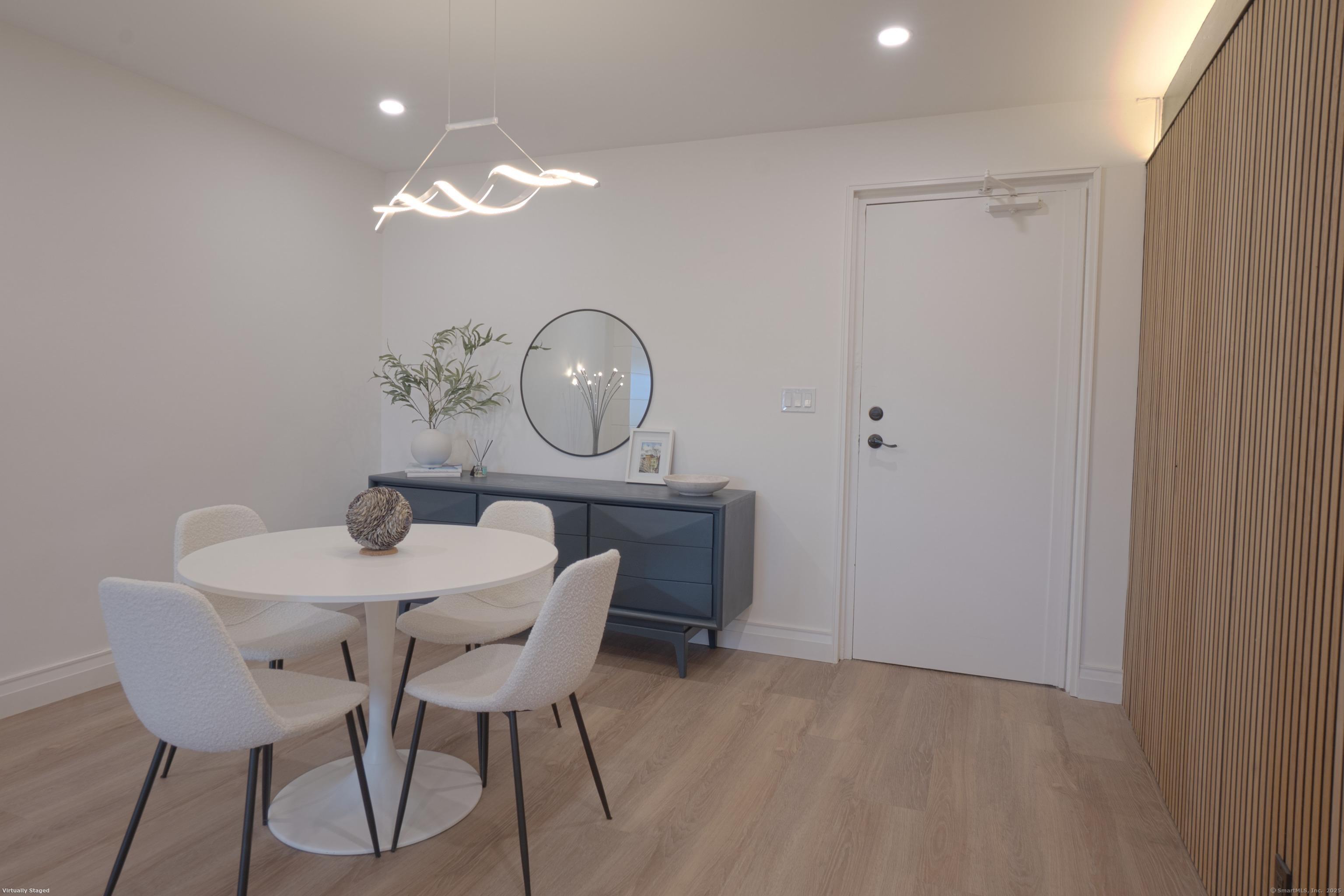 7 4th Street, Unit 4F Stamford, CT 06905 - Photo 1 of 19 Dining area view from living room/kitchen.