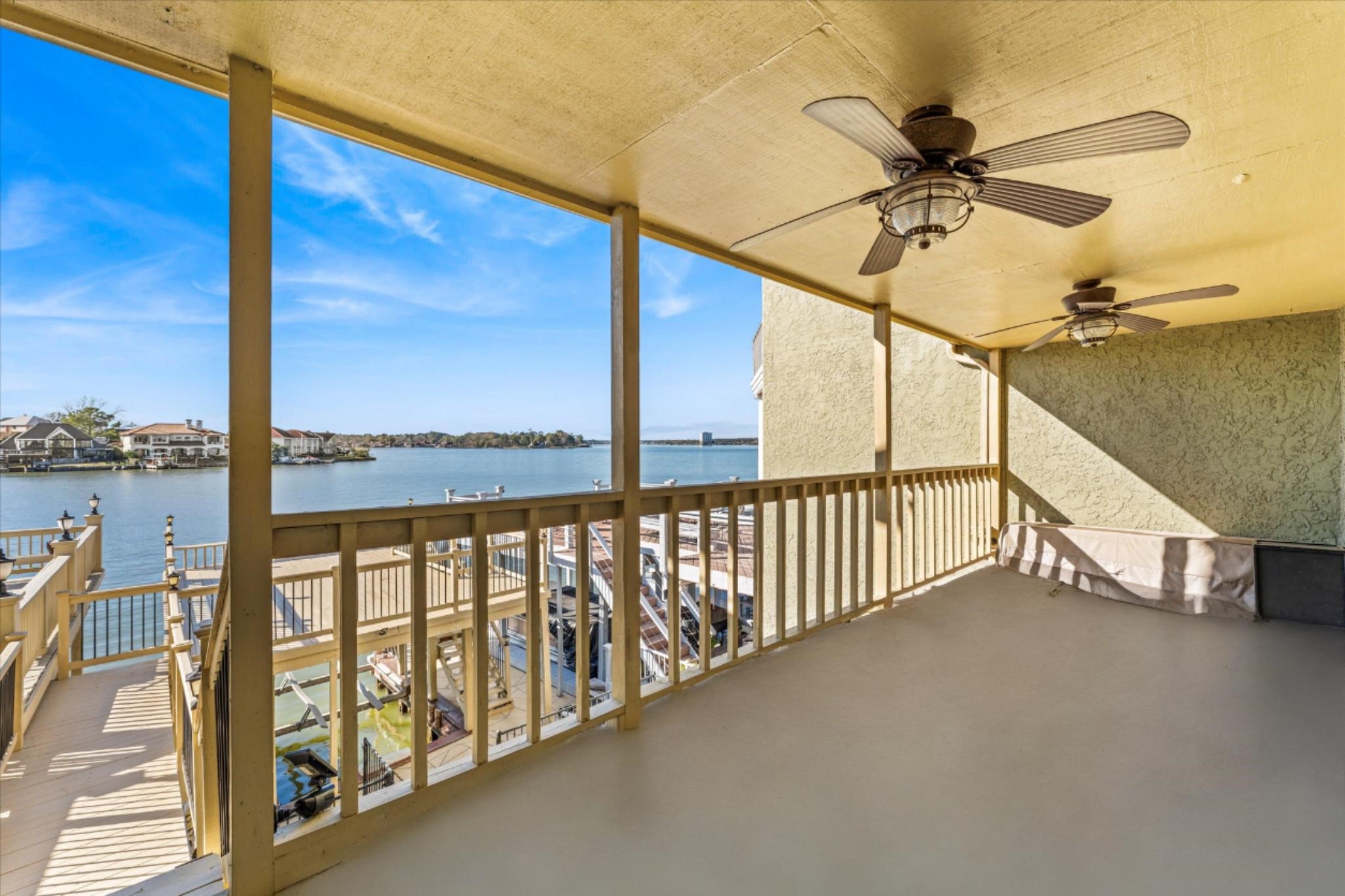 145 Capetown Way Conroe, TX 77356 - Photo 17 of 38 a view of balcony with furniture