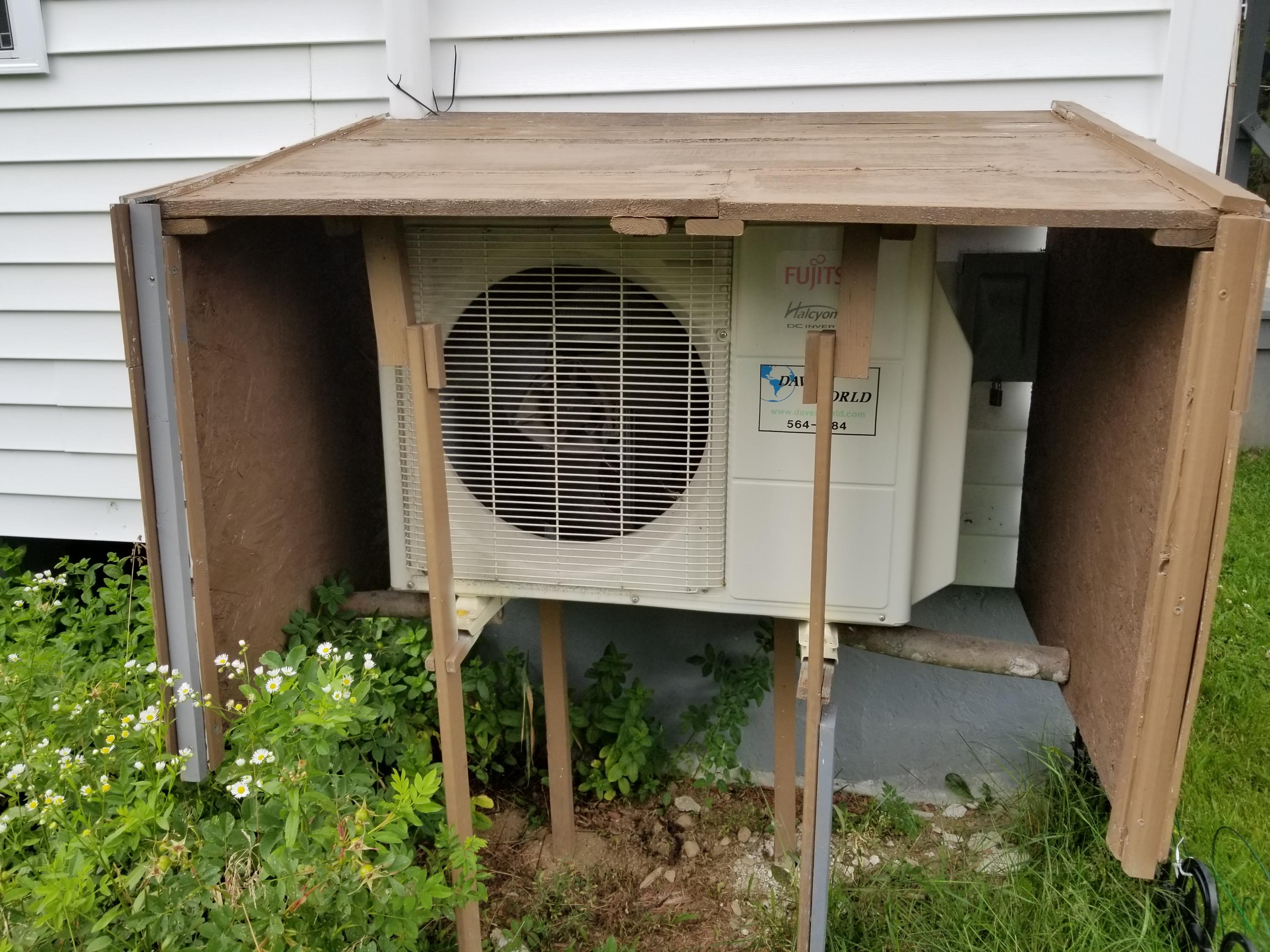 1715 Main Road Enfield, ME 04493 - Photo 21 of 37 Heat pump covering