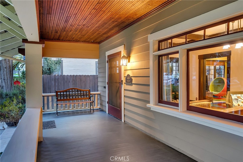 4465 5th Street Riverside, CA 92501 - Photo 46 of 56 a view of porch with a bench