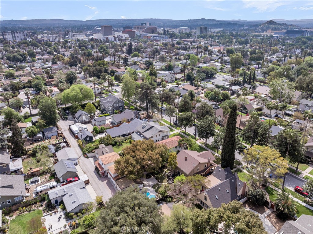 4465 5th Street Riverside, CA 92501 - Photo 55 of 56 an aerial view of a city with lots of residential buildings