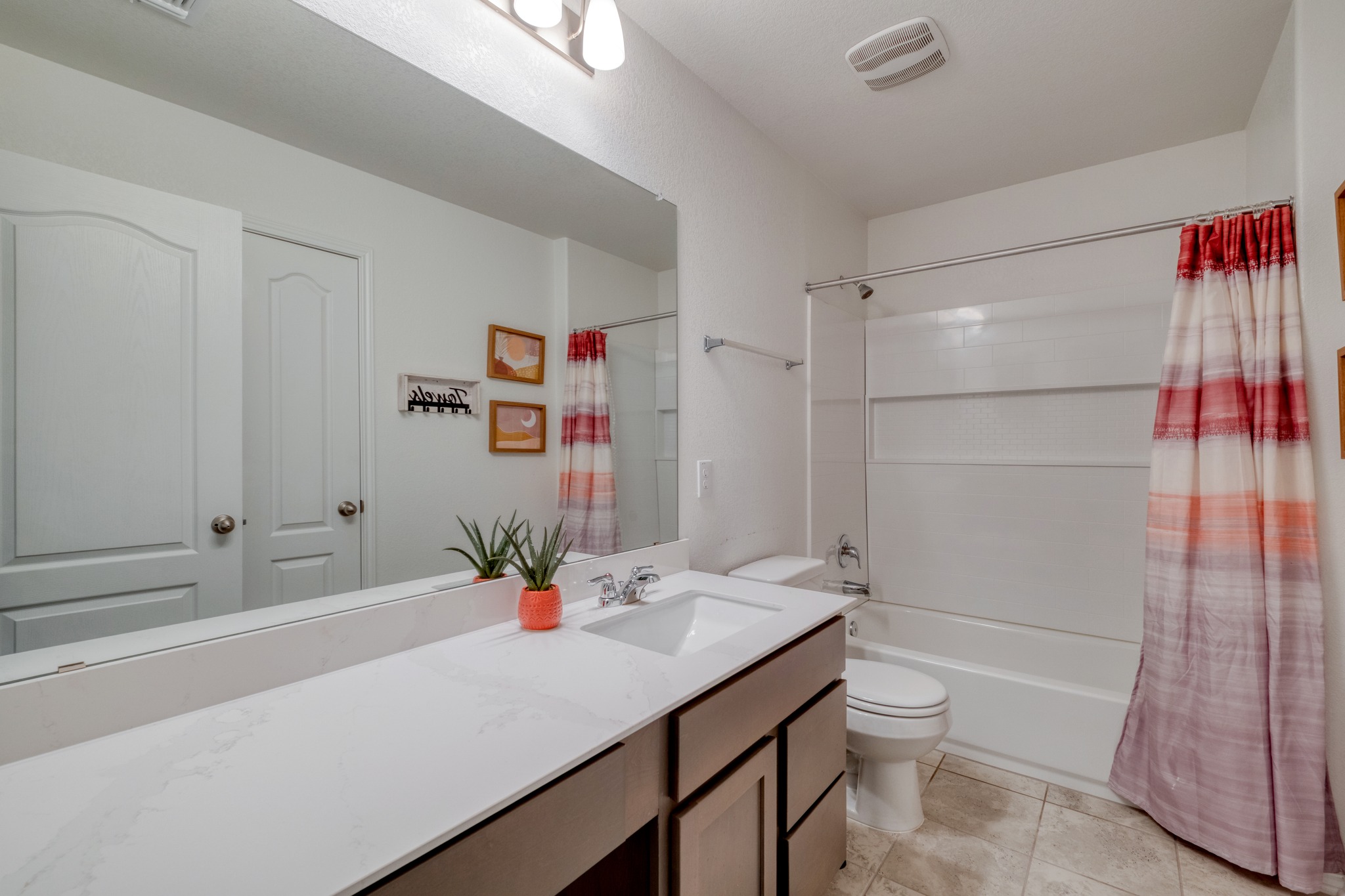 508 Barbary Coast Lane Jarrell, TX 76537 - Photo 22 of 27 a bathroom with a sink a toilet and shower