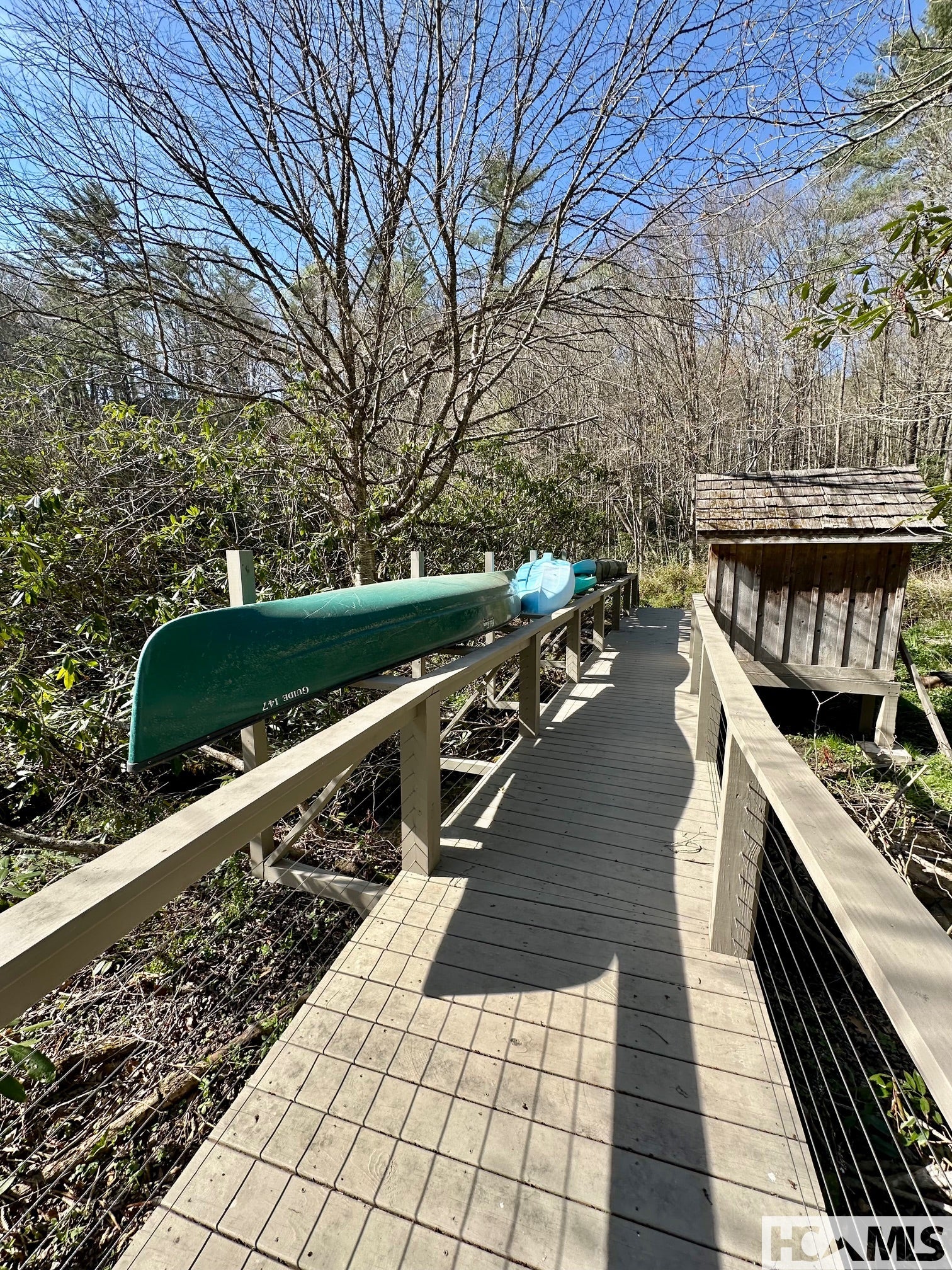 110 Rivers Edge Road Highlands, NC 28741 - Photo 11 of 13 Stored canoes