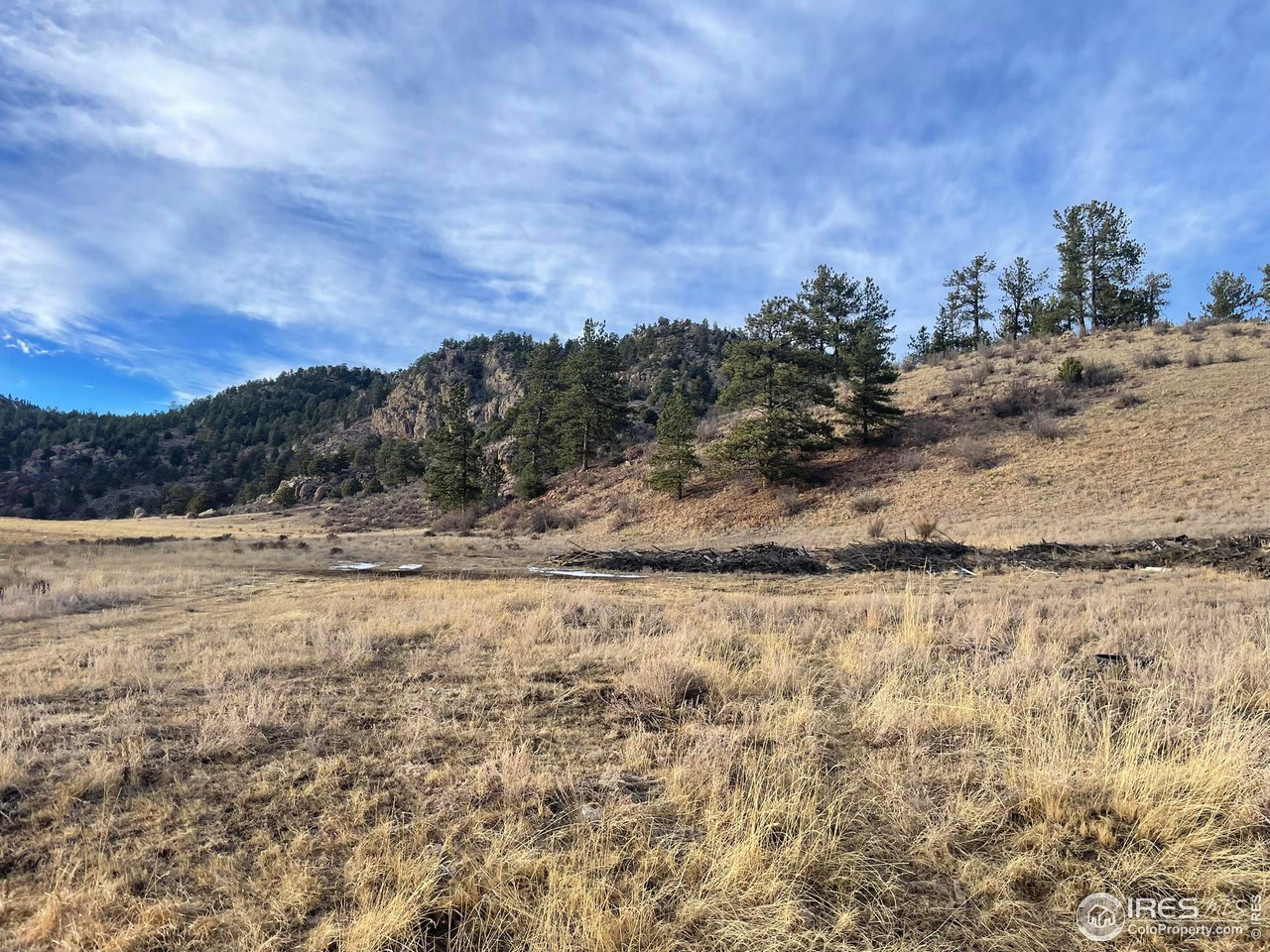0 Slater Creek Road Guffey, CO 80820 - Photo 7 of 19 a view of a dry yard with wooden fence
