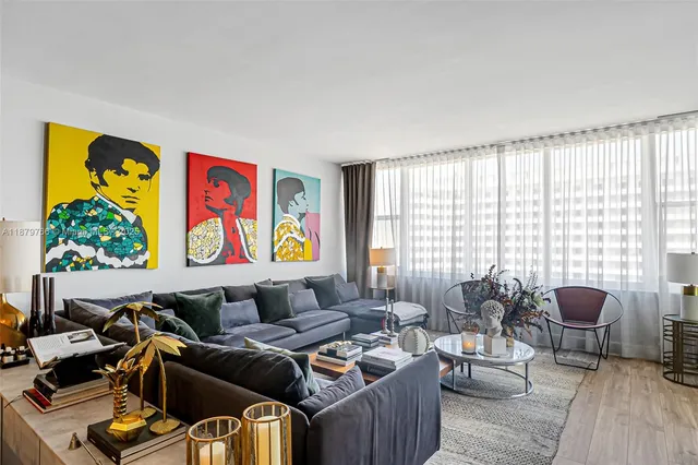 a view of balcony with couch