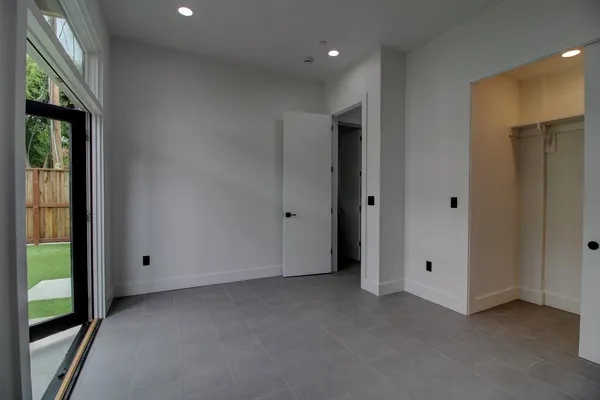 a view of an empty room with window