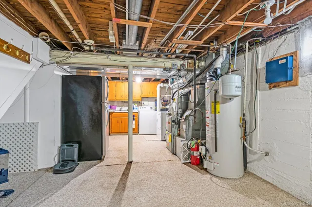 a view of storage and utility room