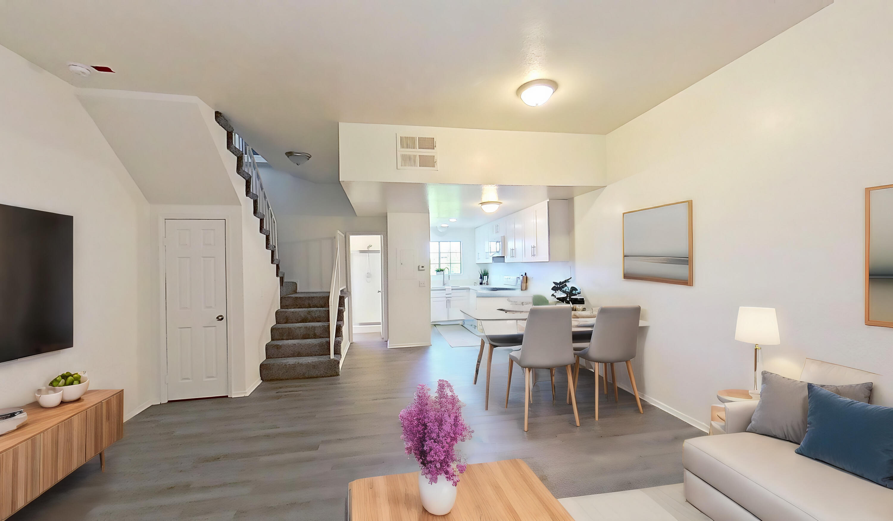 1521 Locust Avenue, Unit 4 Long Beach, CA 90813 - Photo 4 of 15 Living room layout-virtual staged