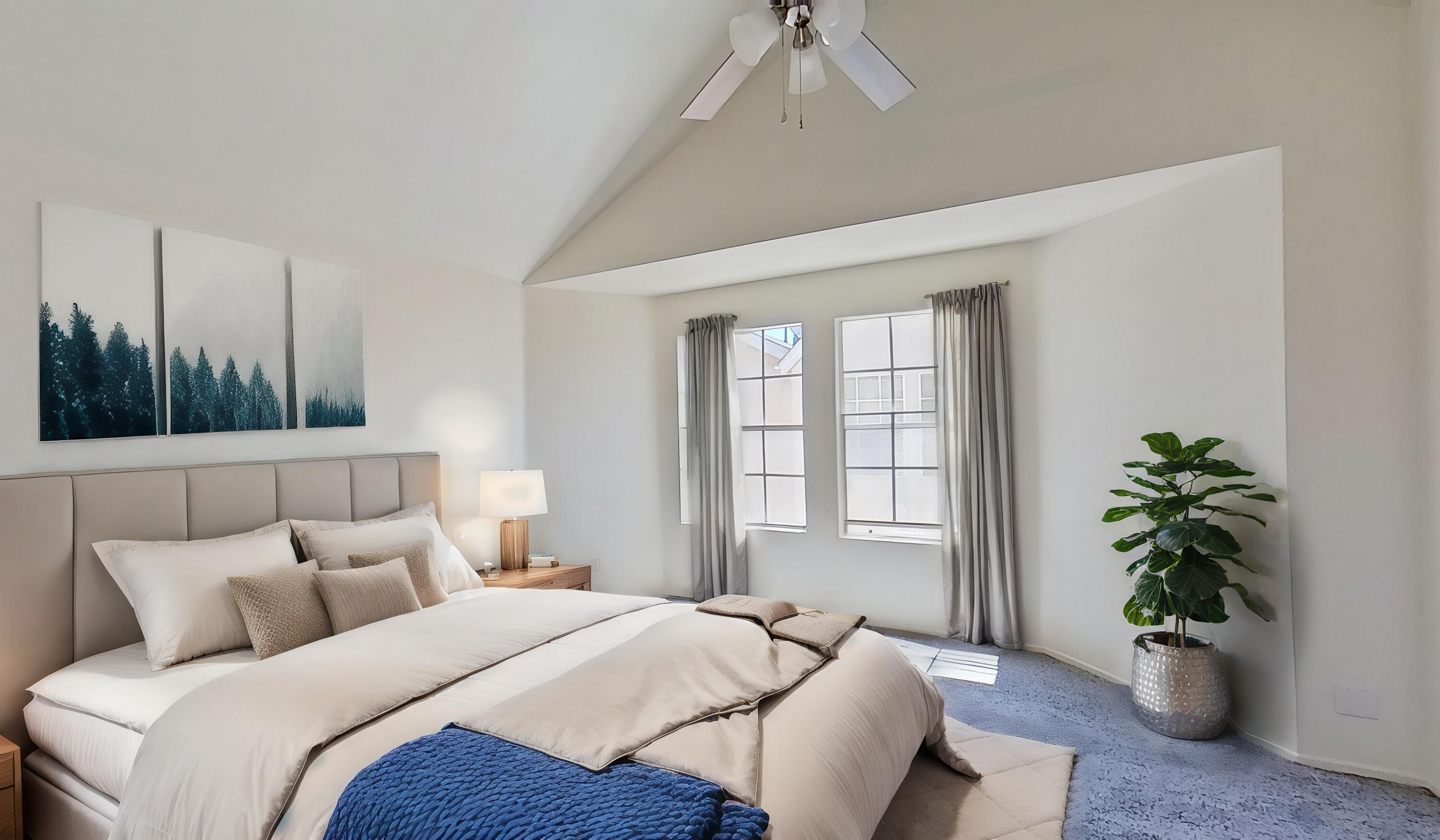 1521 Locust Avenue, Unit 4 Long Beach, CA 90813 - Photo 10 of 15 Bedroom 2 virtually staged