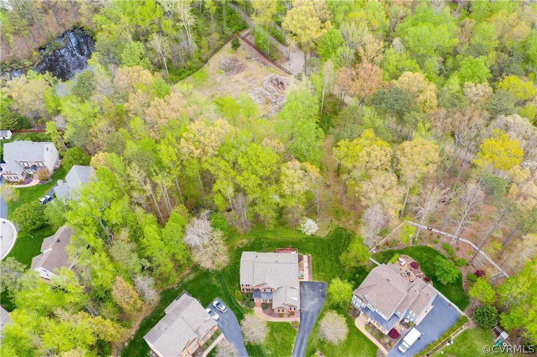 13201 Tipple Point Road Midlothian, VA 23114 - Photo 44 of 50 an aerial view of a house with yard