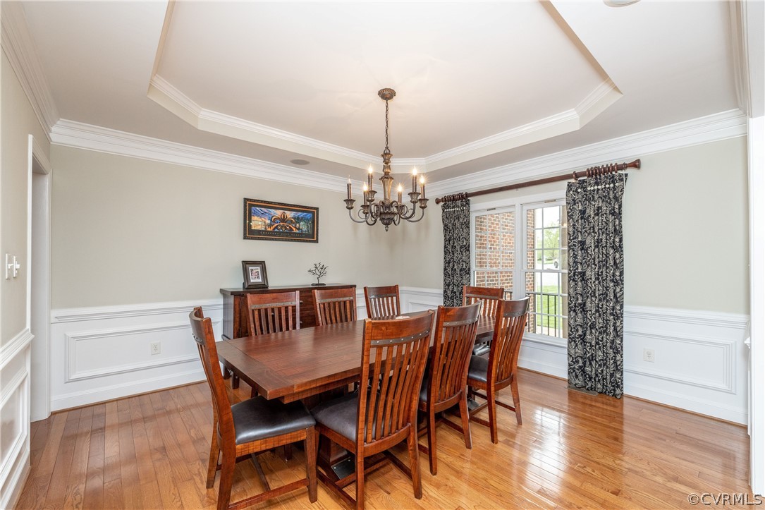 13201 Tipple Point Road Midlothian, VA 23114 - Photo 7 of 50 a view of a dining room with furniture window and wooden floor