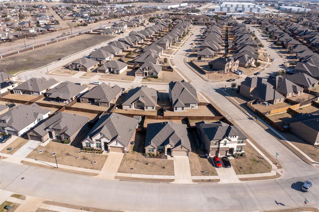 312 Eagle Ridge Road Forney, TX 75126 - Photo 24 of 39 an aerial view of a house with a ocean view