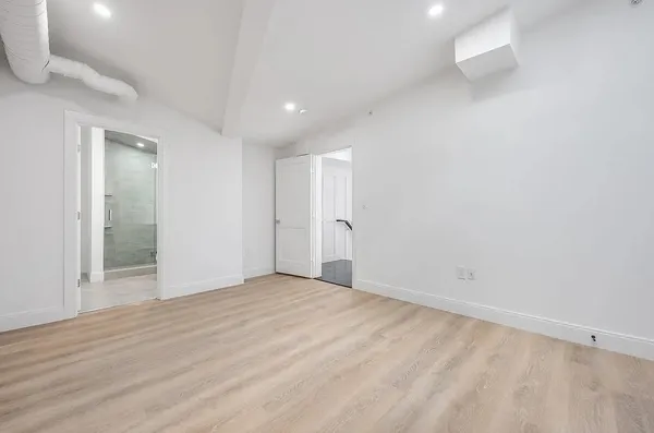 a view of an empty room